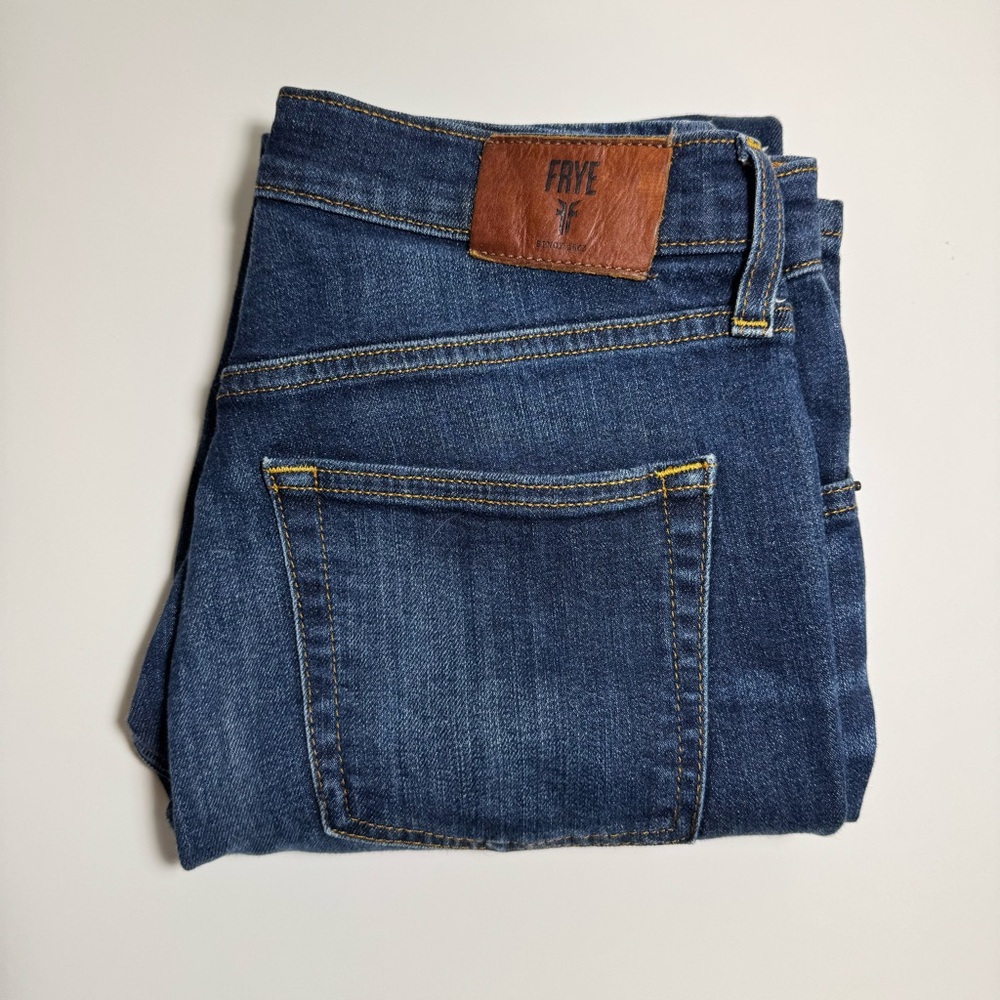 Frye High-Rise Dark Wash Skinny Jeans 29